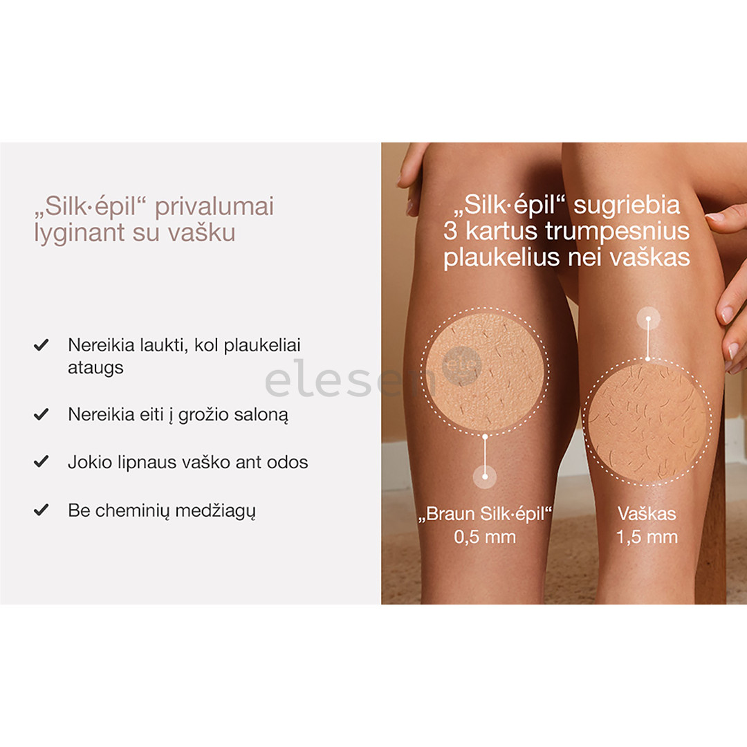 Braun Silk epil 9 Flex, white - Epilator
