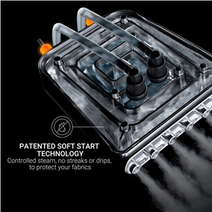 SteamOne Simon XL 2, 2000 W, juodas - Garinis lygintuvas