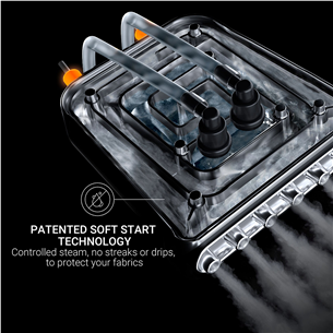 SteamOne Simon XL 2, 2000 W, juodas - Garinis lygintuvas