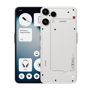 Nothing Phone (3a) lite, 8 ГБ, 128 ГБ, белый - Смартфон A10400248