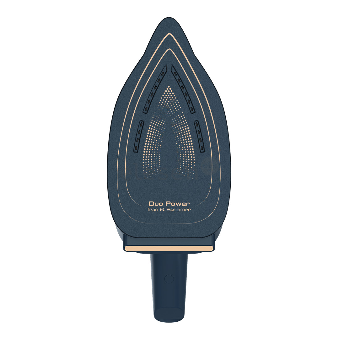 Tefal Duo Power, 2-in-1, 1700 W, tamsiai mėlynas - Garinis lygintuvas