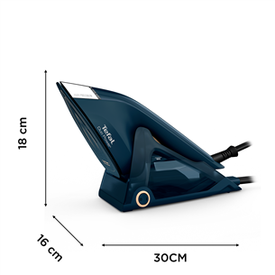 Tefal Duo Power, 2-in-1, 1700 W, tamsiai mėlynas - Garinis lygintuvas