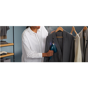 Tefal Duo Power, 2-in-1, 1700 W, tamsiai mėlynas - Garinis lygintuvas