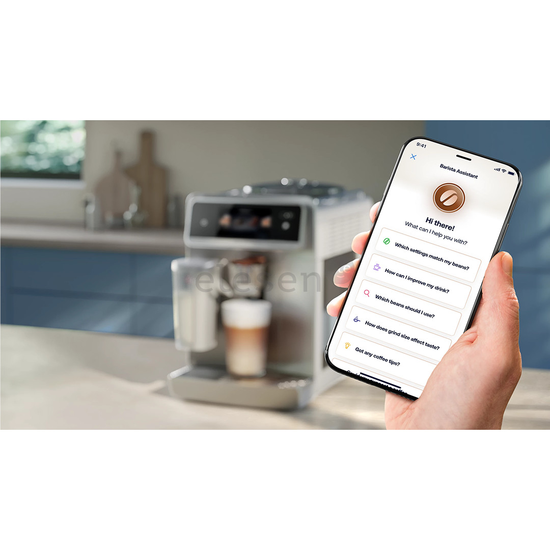 Philips Café Aromis 8000 Series, sidabro spalvos - Kavos aparatas
