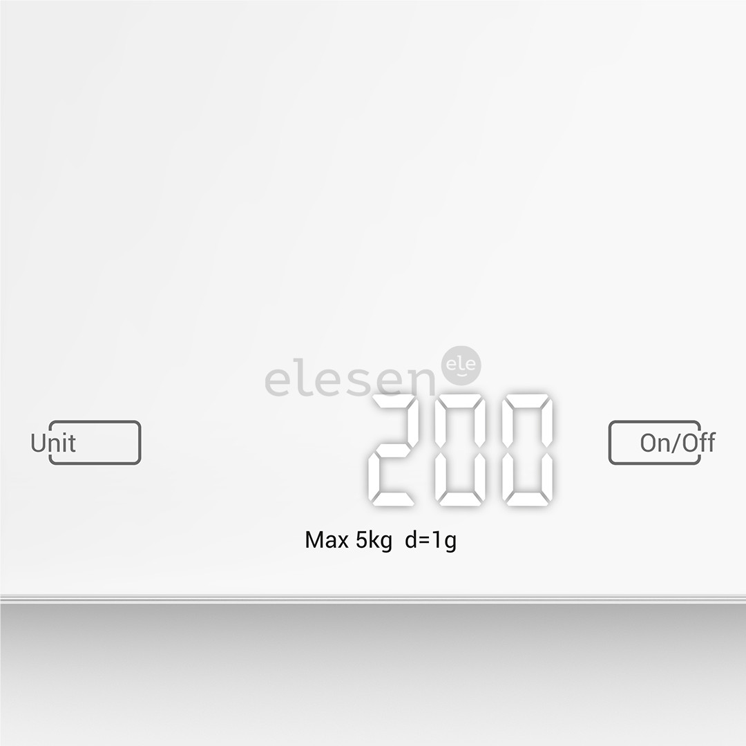 Tefal Essential, white - Kitchen scale