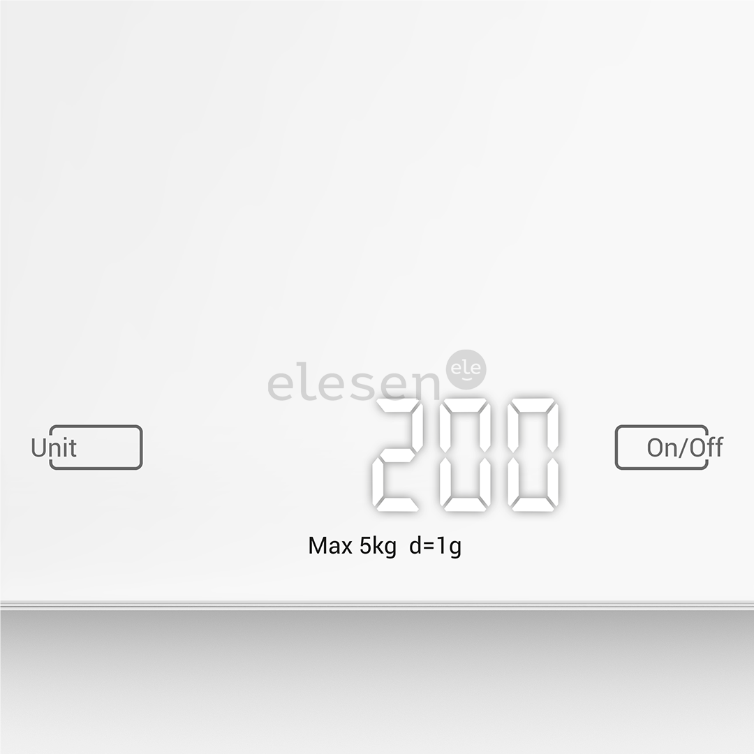 Tefal Essential, baltos - Virtuvinės svarstyklės