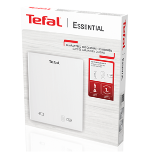 Tefal Essential, baltos - Virtuvinės svarstyklės