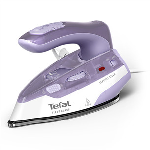Tefal First Class, 1000 Вт, сиреневый/белый - Дорожный утюг DB1612E0