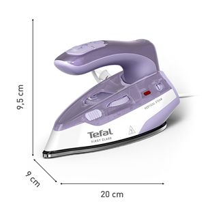 Tefal First Class, 1000 W, violetinis/baltas - Kelioninis lygintuvas