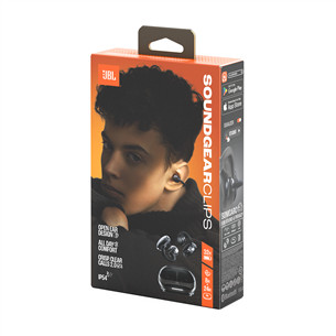 JBL Soundgear Clips, черный - Полностью беспроводные наушники