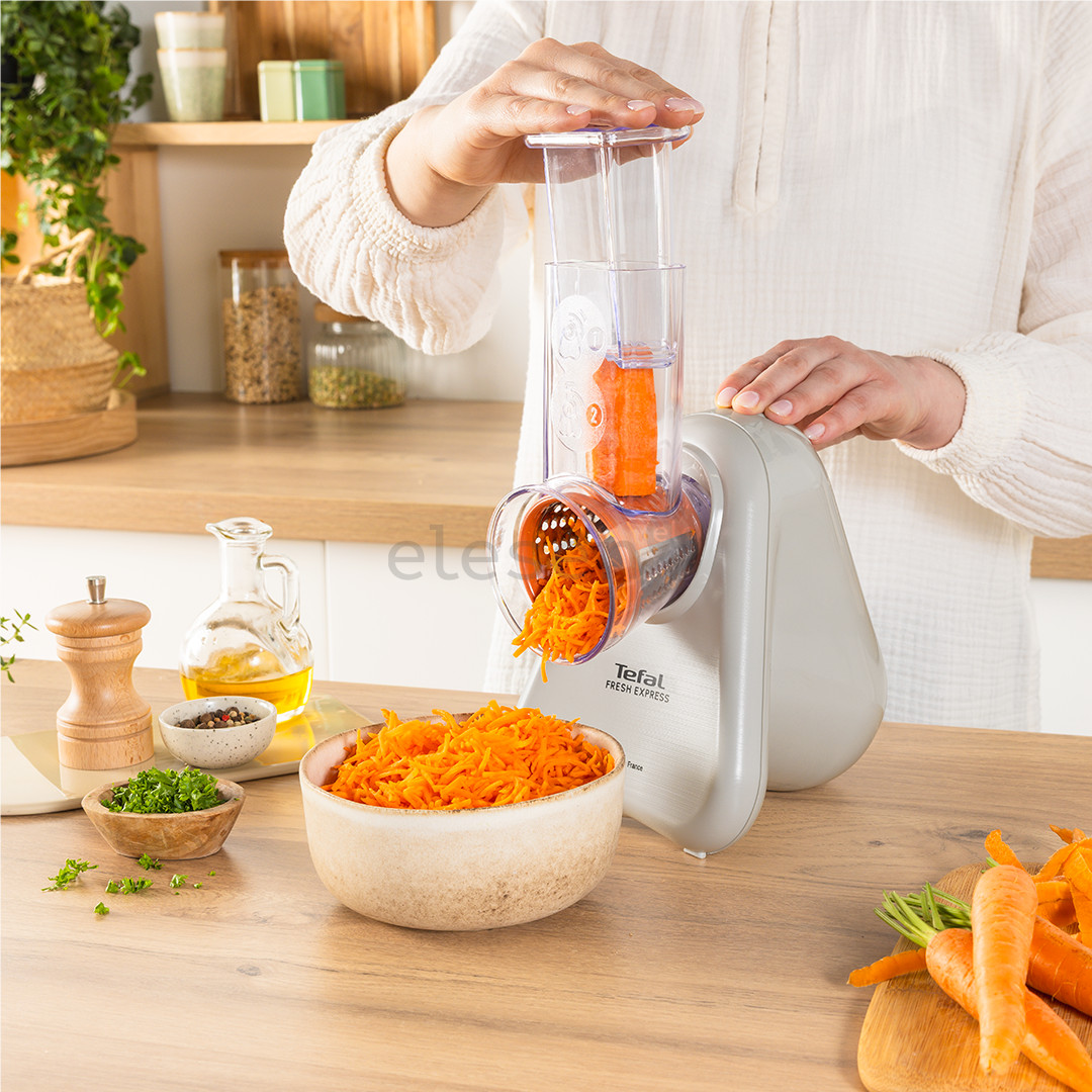 Tefal Fresh Express, šviesiai pilka - Daržovių pjaustyklė