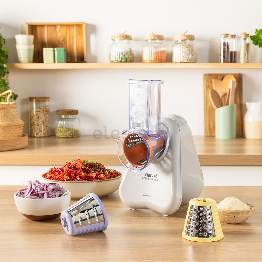 Tefal Fresh Express, šviesiai pilka - Daržovių pjaustyklė
