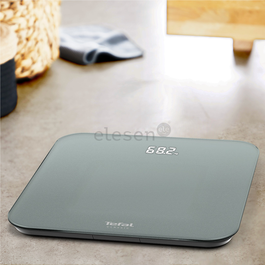 Tefal Classic, Eucalyptus Metal - Bathroom scale
