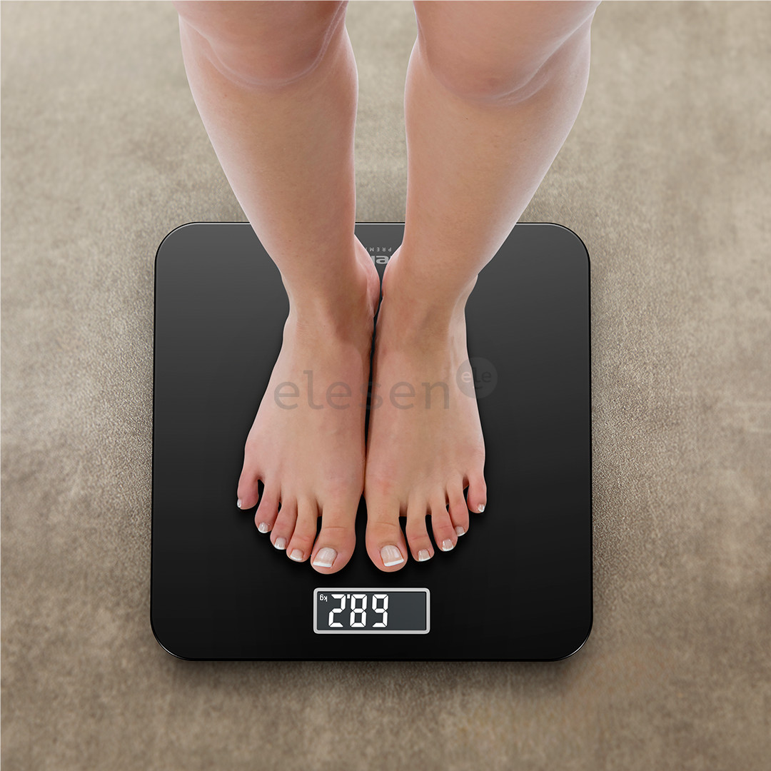 Tefal Premiss, up to 160 kg, black - Bathroom scale