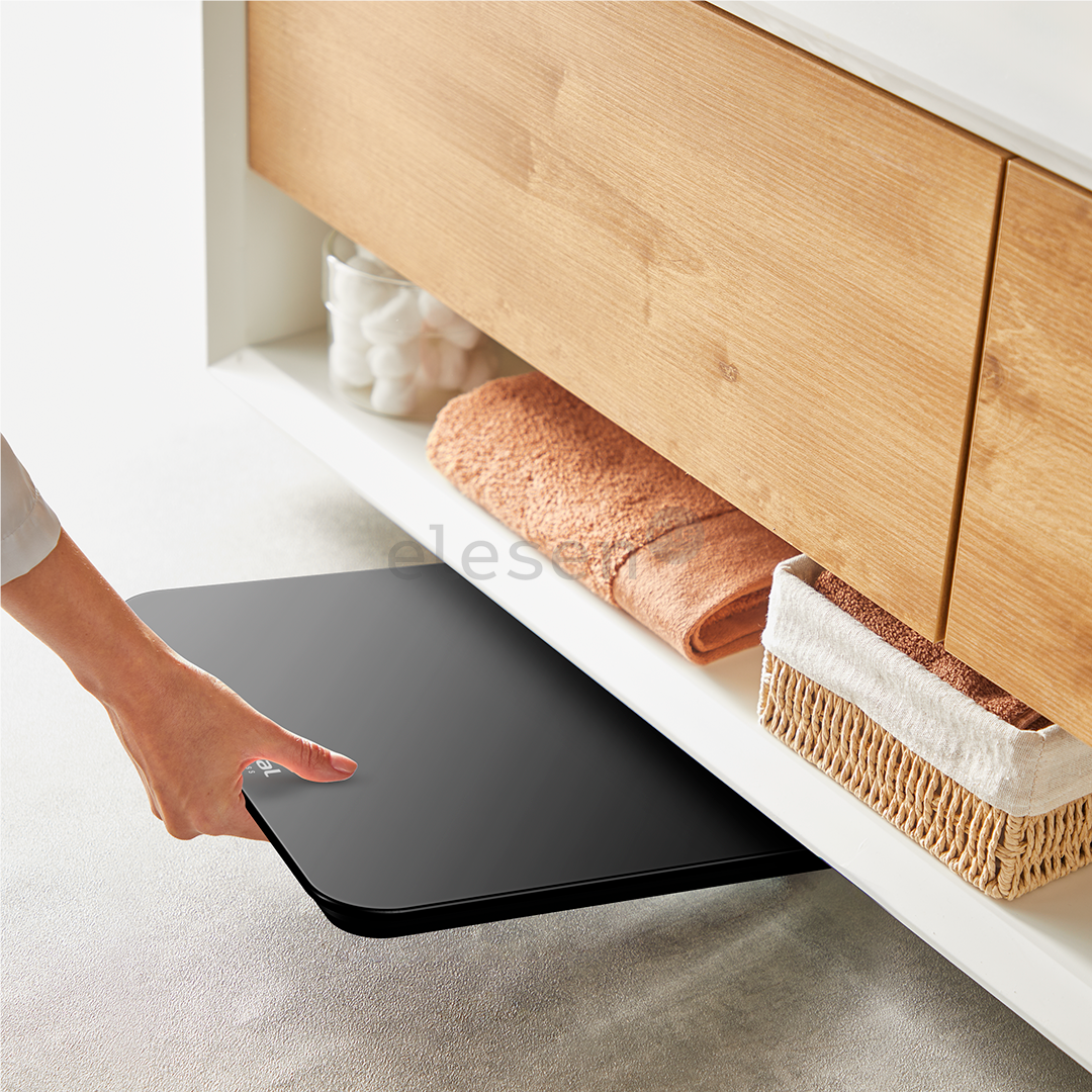 Tefal Premiss, iki 160 kg, juodos - Kūno svarstyklės