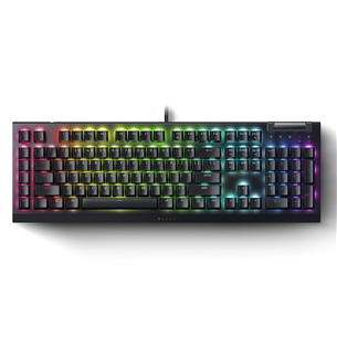 Razer BlackWidow V4 X, Green Switch, mechaninė, US, juoda - Klaviatūra RZ03-04700100-R3M1