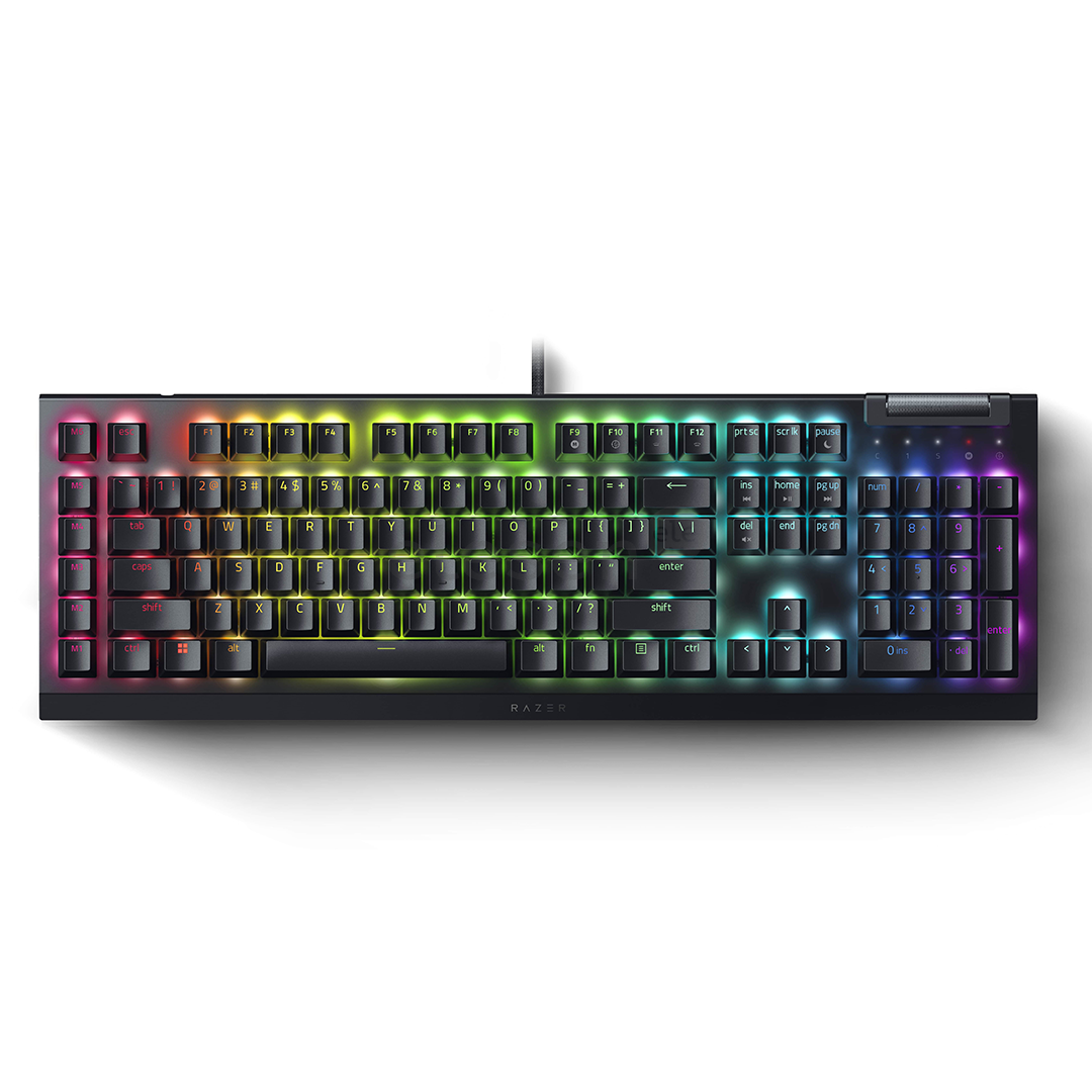 Razer BlackWidow V4 X, Green Switch, mechanical, US, black - Keyboard