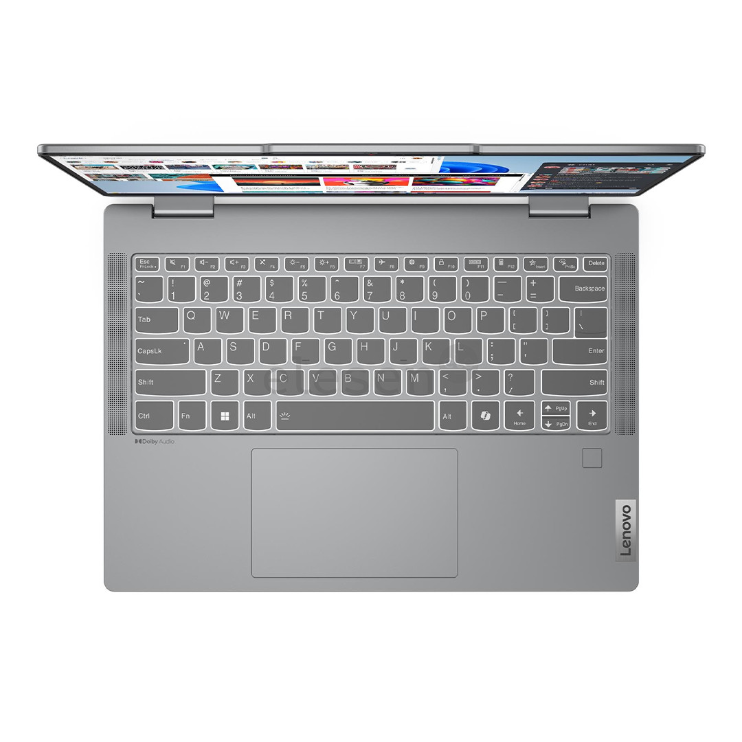 Lenovo IdeaPad 5 2-in-1 Gen 9, 14'', WUXGA, OLED, i5, 16 GB, 512 GB, ENG, pilkas - Nešiojamasis kompiuteris