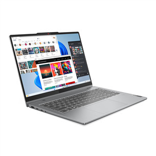 Lenovo IdeaPad 5 2-in-1 Gen 9, 14'', WUXGA, OLED, i5, 16 GB, 512 GB, ENG, pilkas - Nešiojamasis kompiuteris
