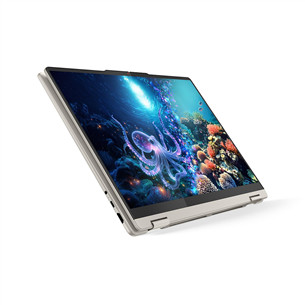 Lenovo Yoga 7 2-in-1 Gen 10, 16'', 2.8K, OLED, 120 Hz, Ryzen AI 7, 16 GB, 1 TB, ENG, smėlio spalvos - Nešiojamasis kompiuteris