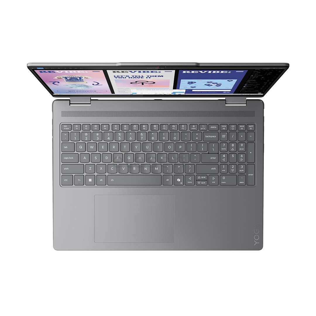 Lenovo Yoga 7i 2-in-1 Gen 10, 16'', 2.8K, OLED, 120 Hz, Ultra 7, 32 GB, 1 TB, ENG, luna grey - Notebook