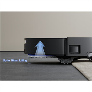 Ecovacs Deebot T50 Max Pro Omni, šlapio ir sauso valymo, juodas - Dulkių siurblys robotas