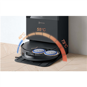 Ecovacs Deebot T50 Max Pro Omni, šlapio ir sauso valymo, juodas - Dulkių siurblys robotas