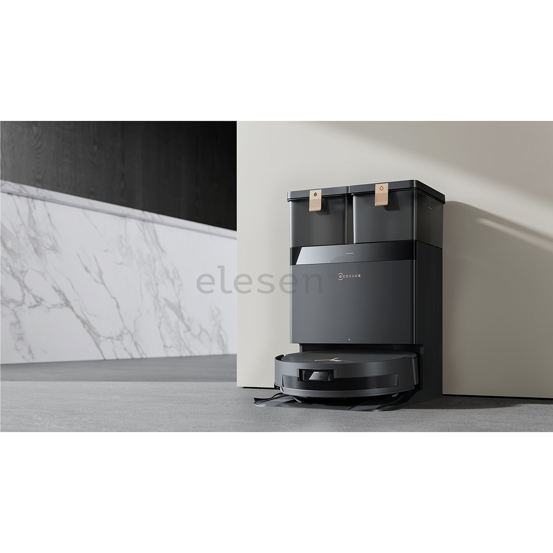 Ecovacs Deebot T50 Max Pro Omni, šlapio ir sauso valymo, juodas - Dulkių siurblys robotas