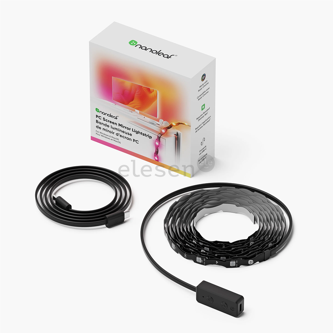 Nanoleaf PC Screen Mirror Lightstrip, iki 32″ - Apšvietimo rinkinys