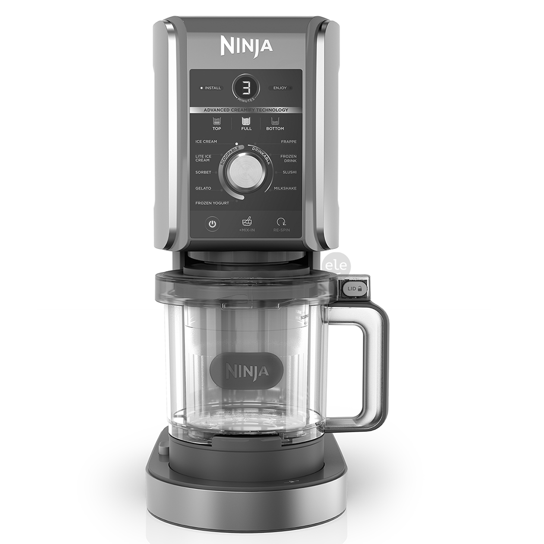 Ninja CREAMi Deluxe, 10-in1, black/silver - Ice cream maker