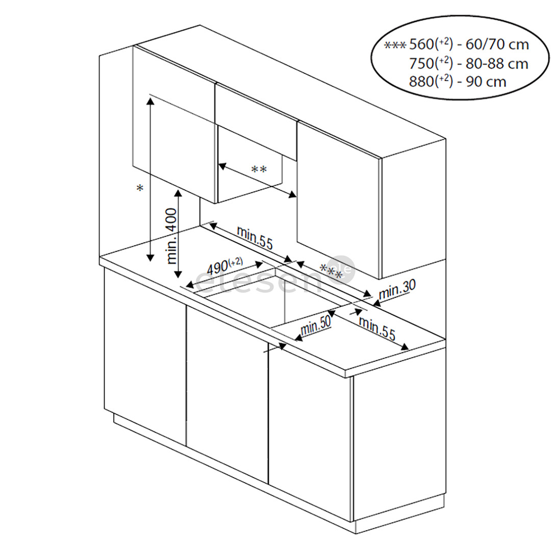 Beko IndyFlex, plotis 60 cm, tamsiai pilka - Įmontuojama indukcinė kaitlentė