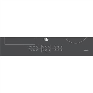 Beko IndyFlex, plotis 60 cm, tamsiai pilka - Įmontuojama indukcinė kaitlentė