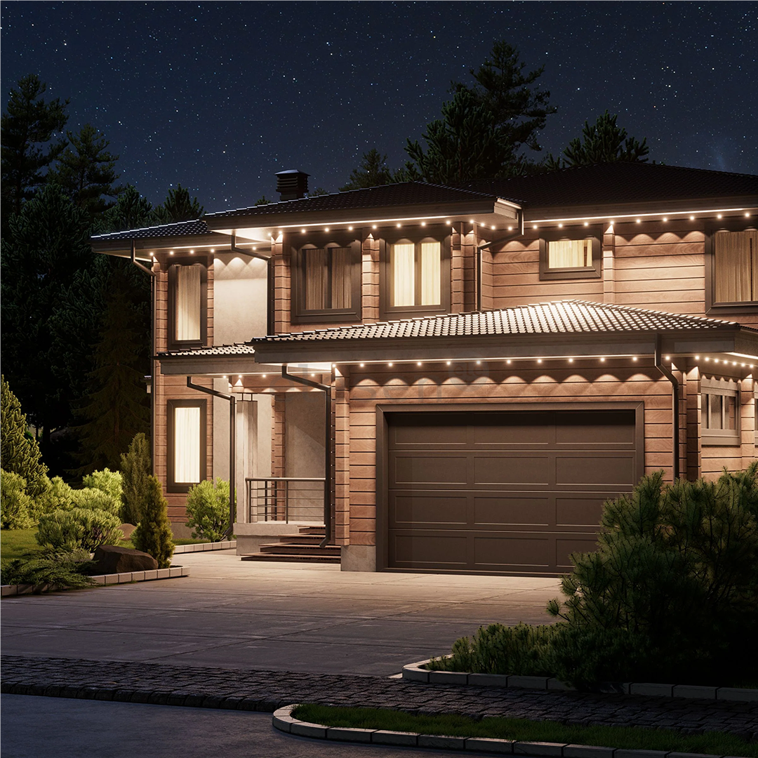 Nanoleaf Smart Multicolor Permanent Outdoor Lights, Starter kit, 15 m, RGB, baltas - Išmanusis LED apšvietimas