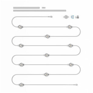 Nanoleaf Smart Multicolor Permanent Outdoor Lights Expansion Pack, 5 m, RGB, white -  Smart LED lights expansion pack