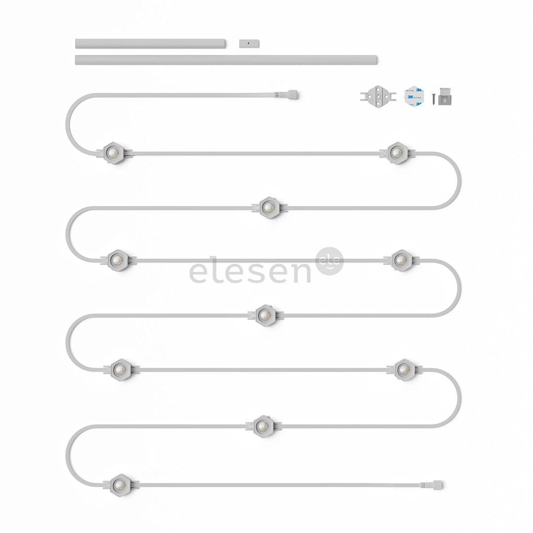 Nanoleaf Smart Multicolor Permanent Outdoor Lights Expansion Pack, 5 m, RGB, white -  Smart LED lights expansion pack