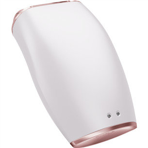 Geske SmartAppGuided, 7-in1, white/pink - Electric pumice foot smoothing roller