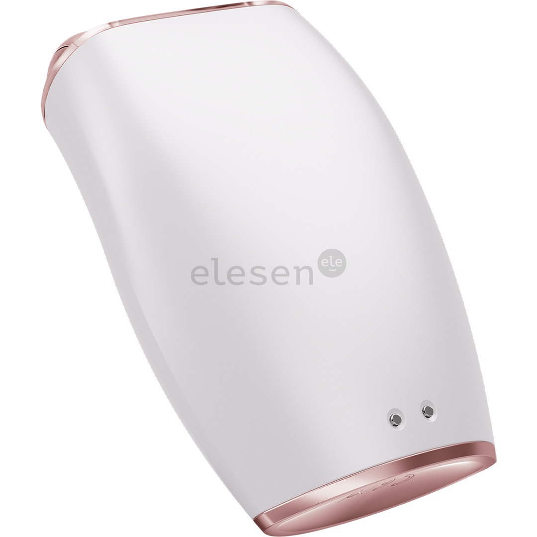 Geske SmartAppGuided, 7-in1, white/pink - Electric pumice foot smoothing roller