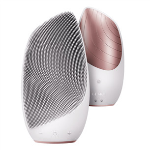 Geske Sonic Thermo Facial Brush, 6 в 1, белый/розовый - Многофункциональный прибор для ухода за лицом SONIC.CLEAN.PINK
