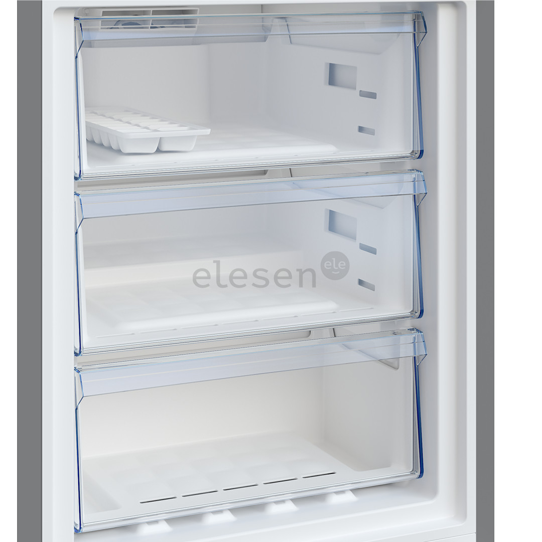 Beko, NoFrost, 301 L, aukštis 180 cm, pilkas - Šaldytuvas