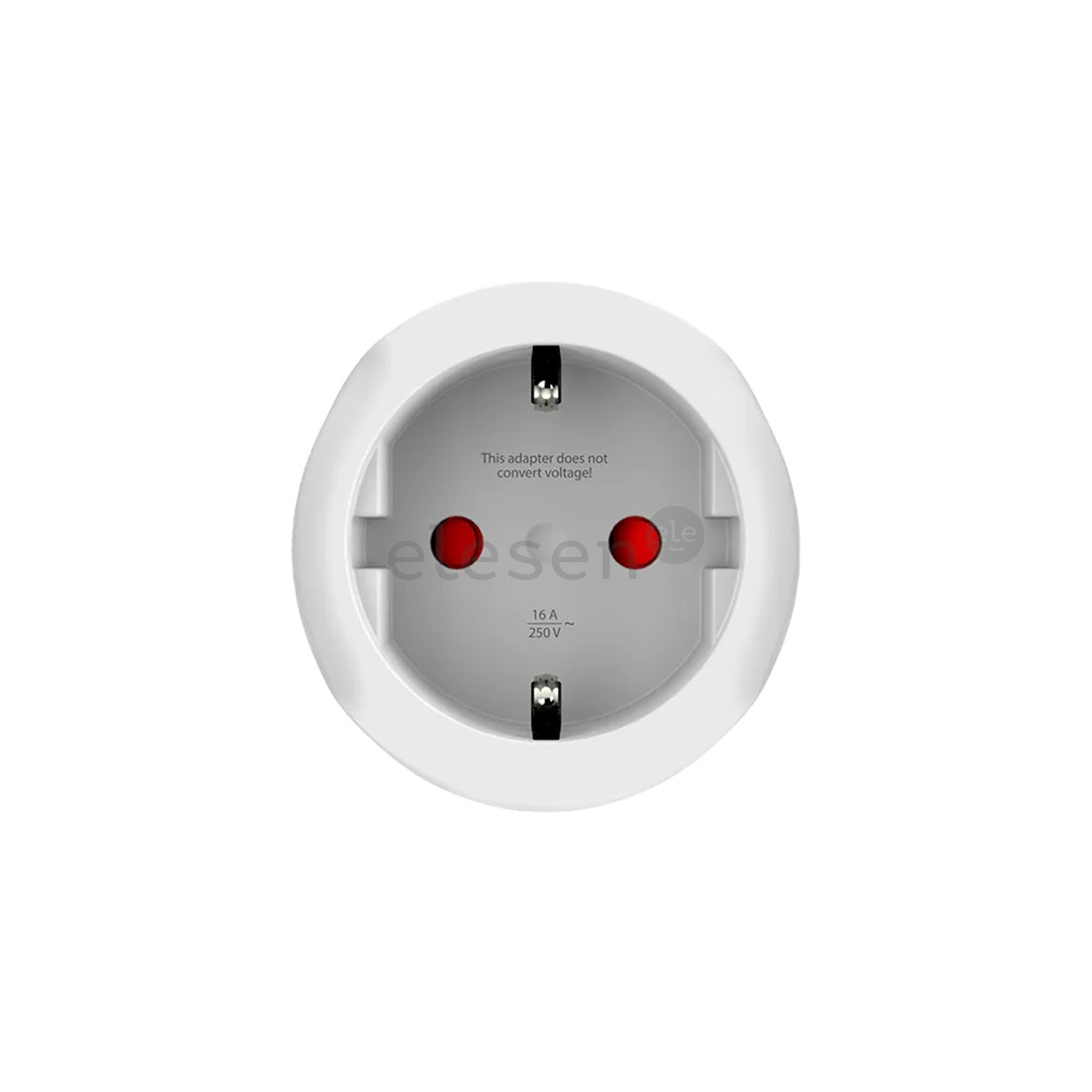 Skross Europe to UK, white - Travel adapter