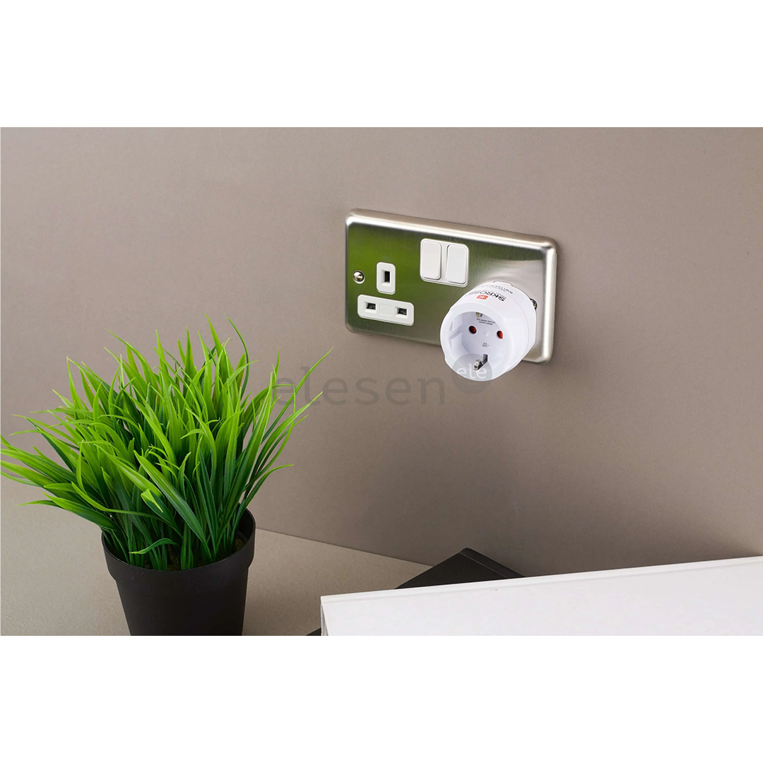 Skross Europe to UK, baltas - Adapteris