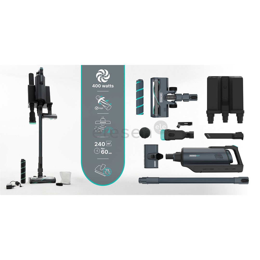 Thomas BX7, blue - Cordless vacuum cleaner