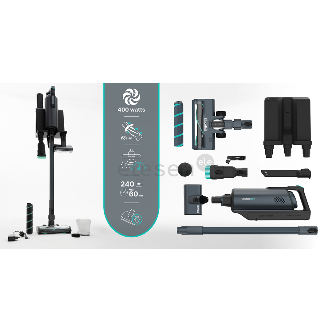 Thomas BX7, blue - Cordless vacuum cleaner