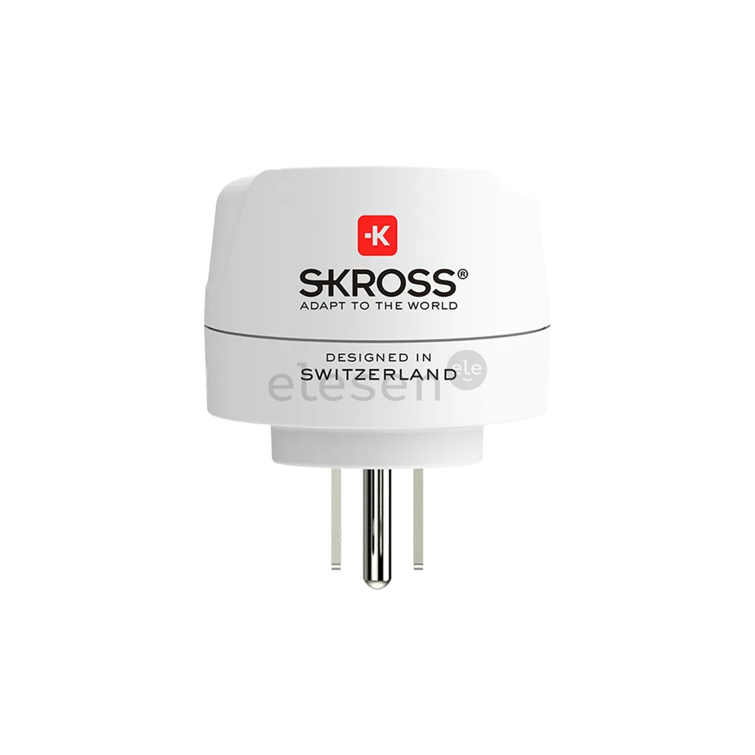 Skross Europe to USA, white - Travel adapter