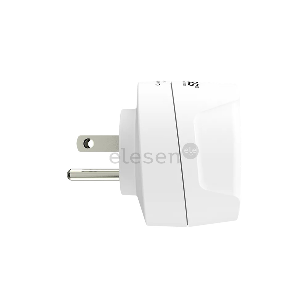 Skross Europe to USA, white - Travel adapter