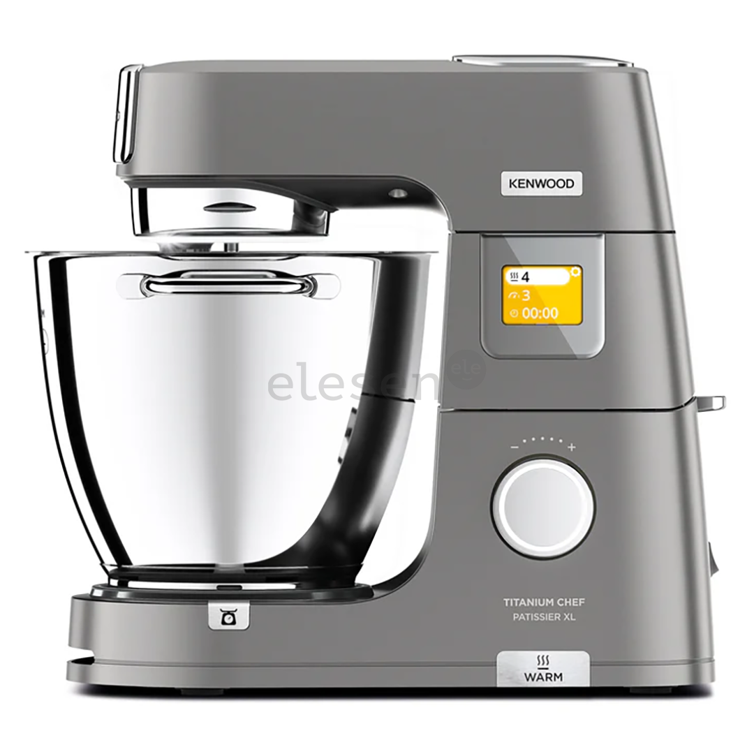 Kenwood Titanium Chef Patissier XL, 7 L/5 L, 1400 W, pilkas - Virtuvinis kombainas