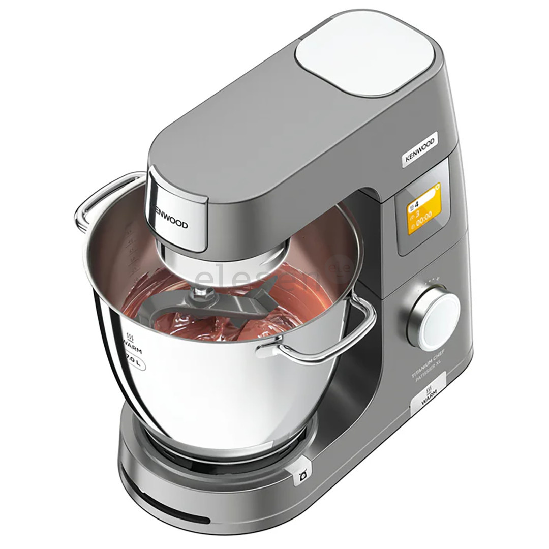 Kenwood Titanium Chef Patissier XL, 7 L/5 L, 1400 W, pilkas - Virtuvinis kombainas