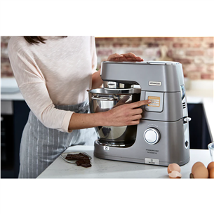 Kenwood Titanium Chef Patissier XL, 7 L/5 L, 1400 W, pilkas - Virtuvinis kombainas