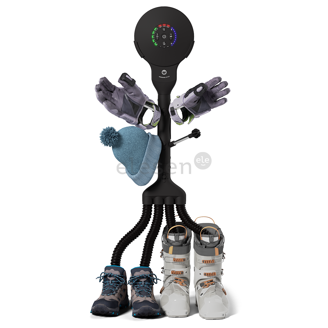 Hedgehog Buddy, 4x4, juodas - Batų džiovintuvas