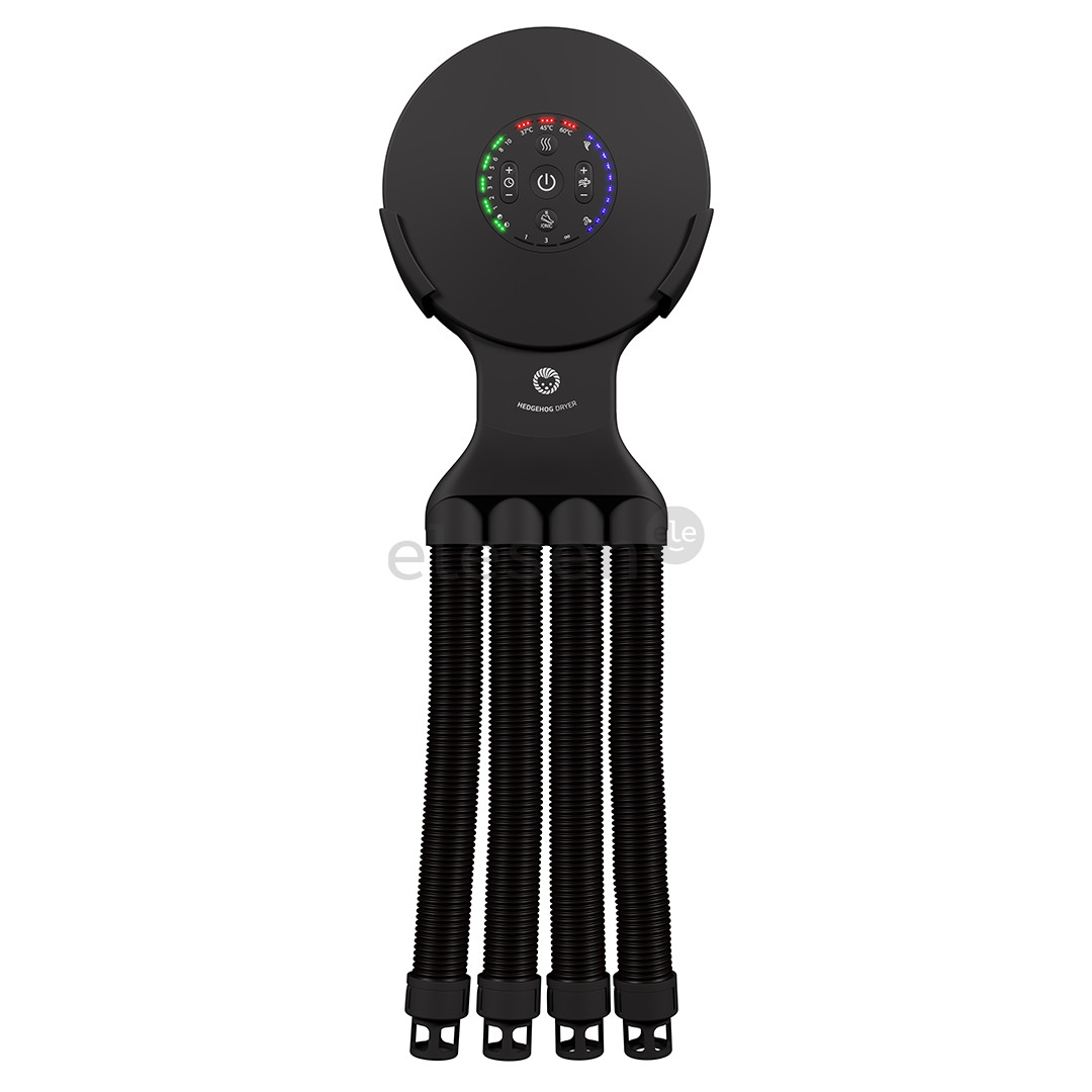 Hedgehog Octopus Ionic, juodas - Batų džiovintuvas